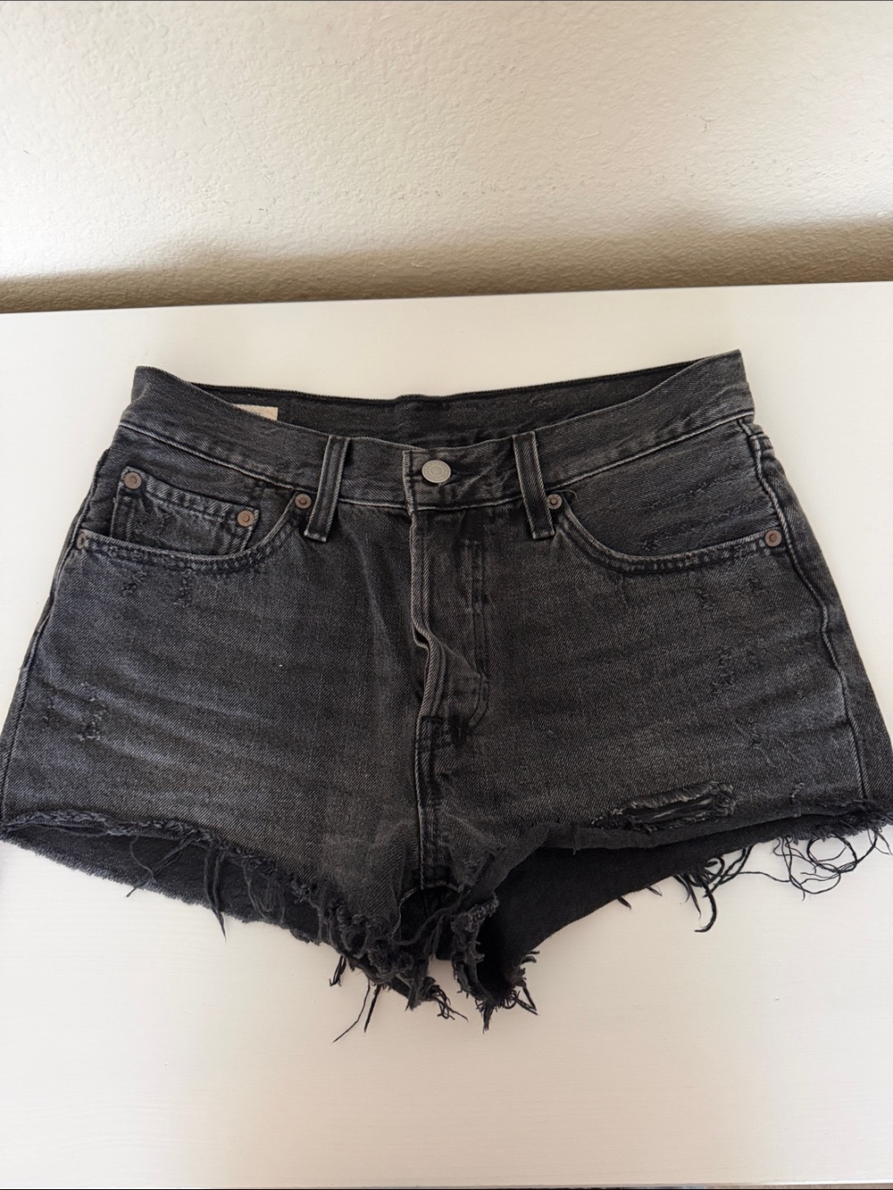 Levi’s High Rise Denim Shorts